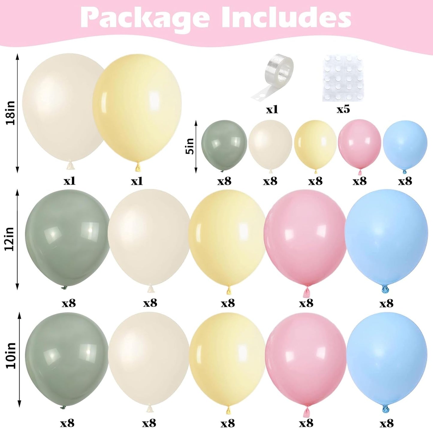 L4BUBUS BALLOON GARLAND