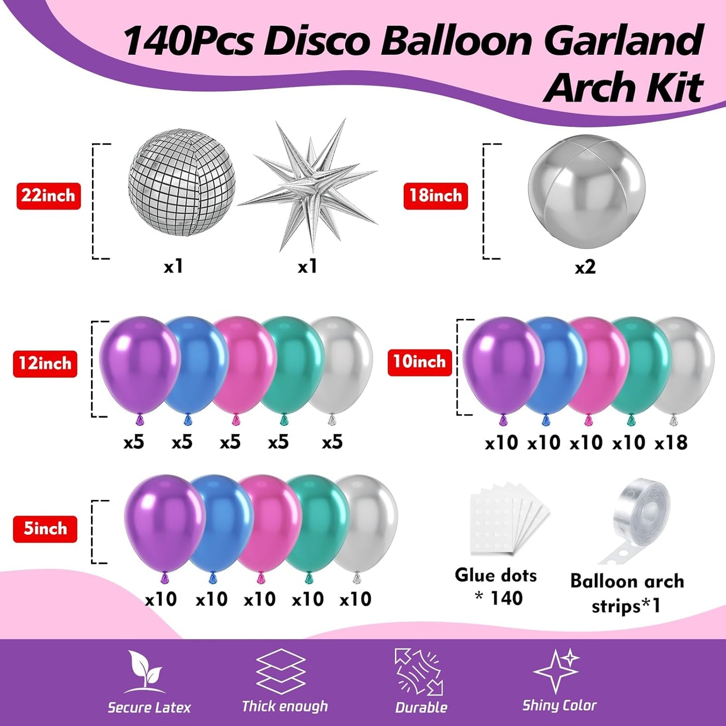 K-P0P BALLOON GARLAND