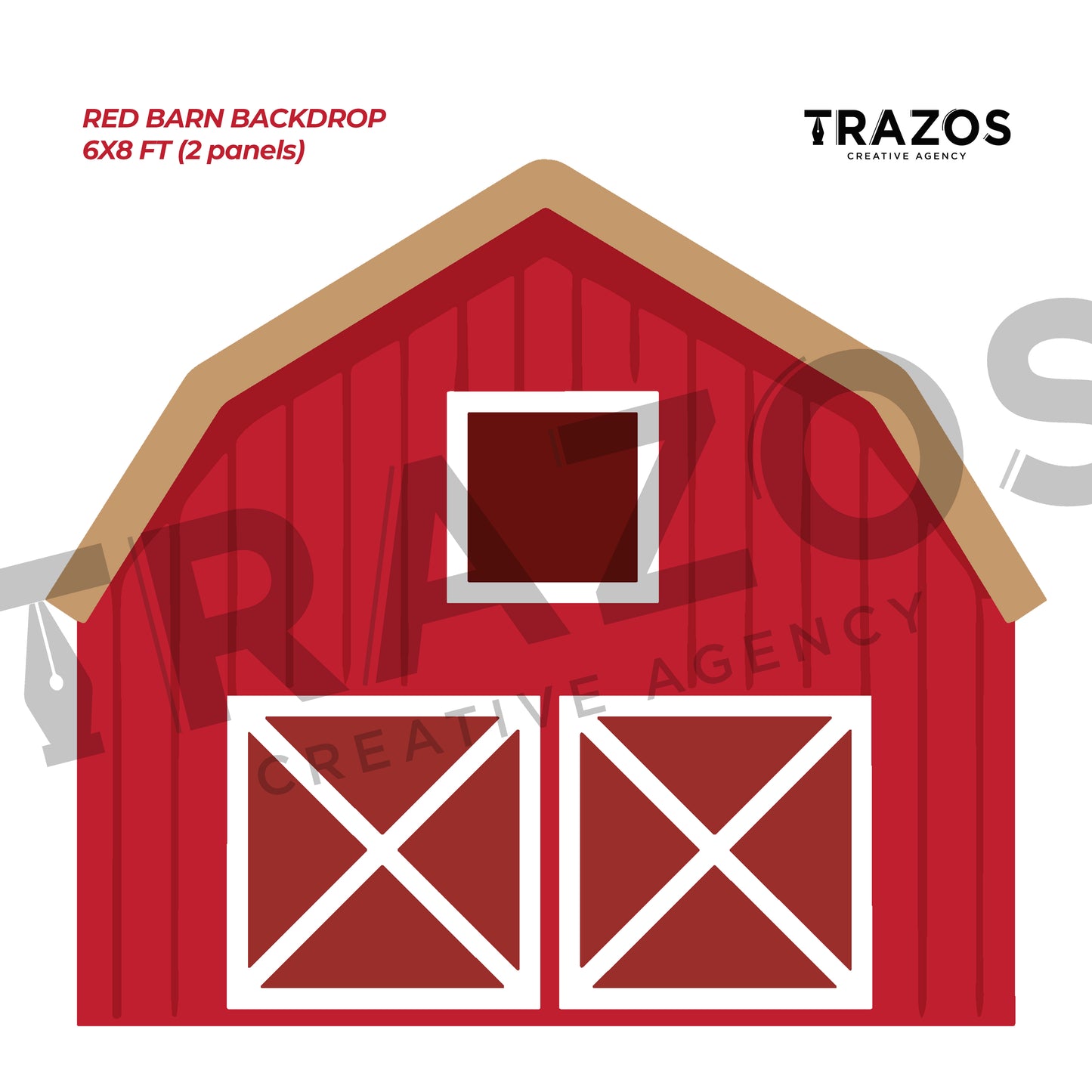 RED BARN BACKDROP
