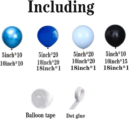 B4BY B0SS BALLOON GARLAND