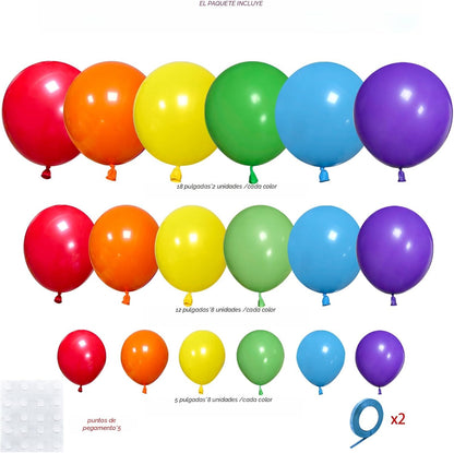 COLORFUL BALLOON GARLAND