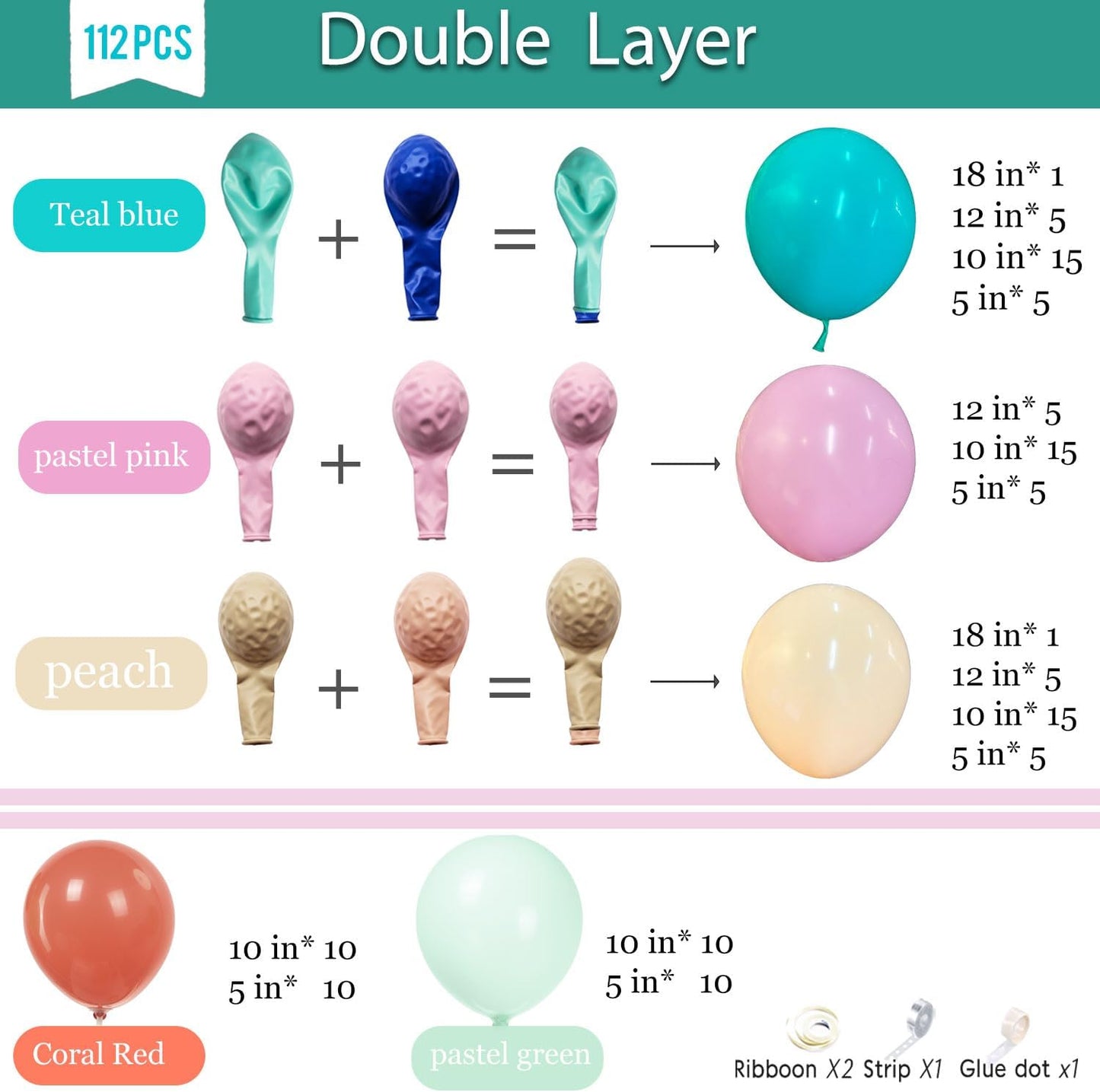 HAWAIIAN THEME BALLOON GARLAND