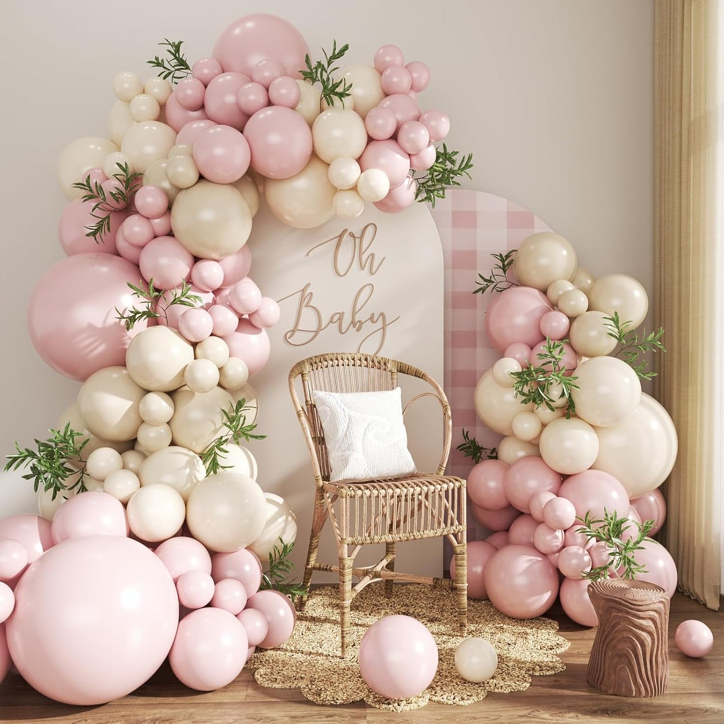 SILLY GOOSE PINK BALLOON GARLAND