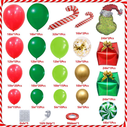 GR!NCH BALLOON GARLAND