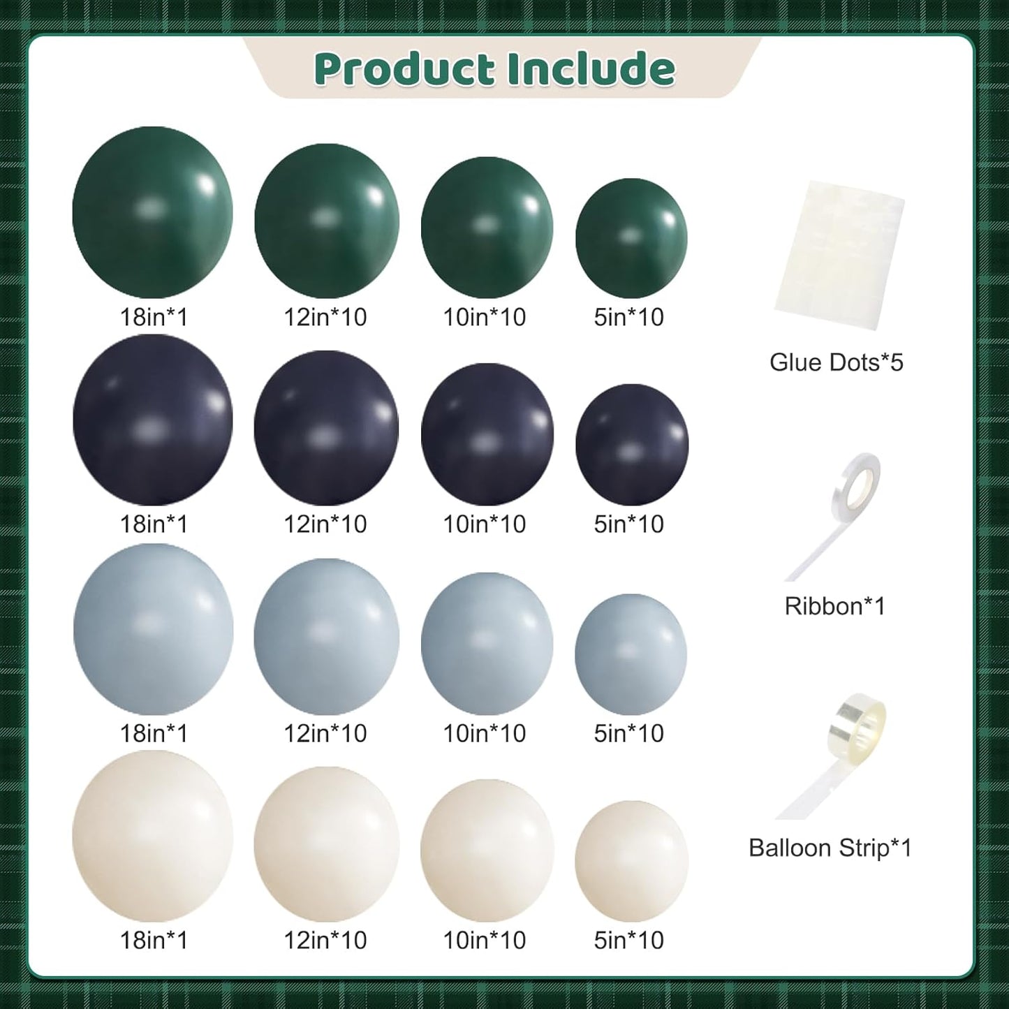 P0L0 B34R BALLOON GARLAND