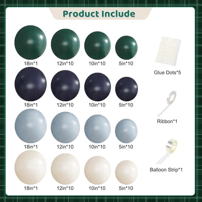 P0L0 B34R BALLOON GARLAND