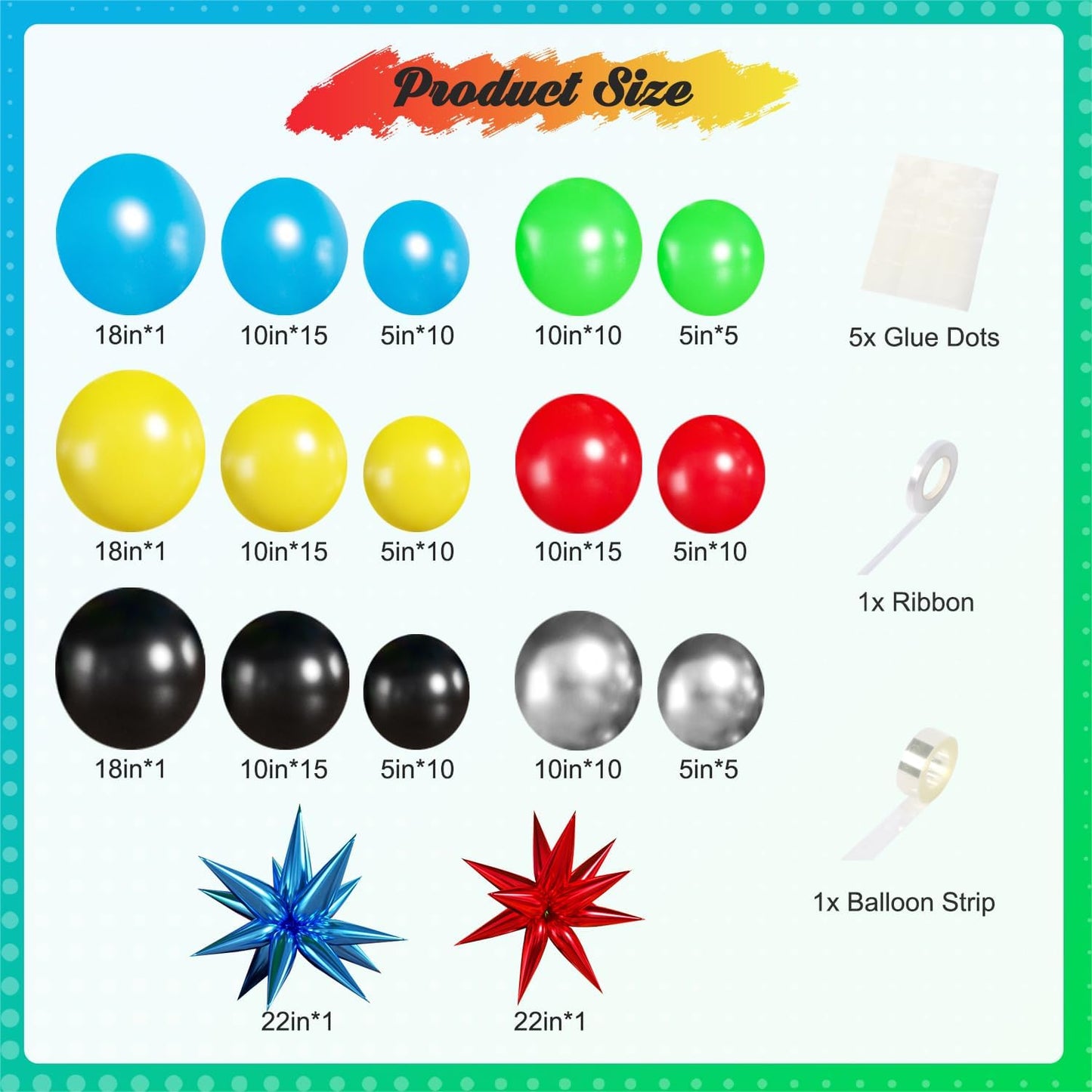 R0BLX BALLOON GARLAND