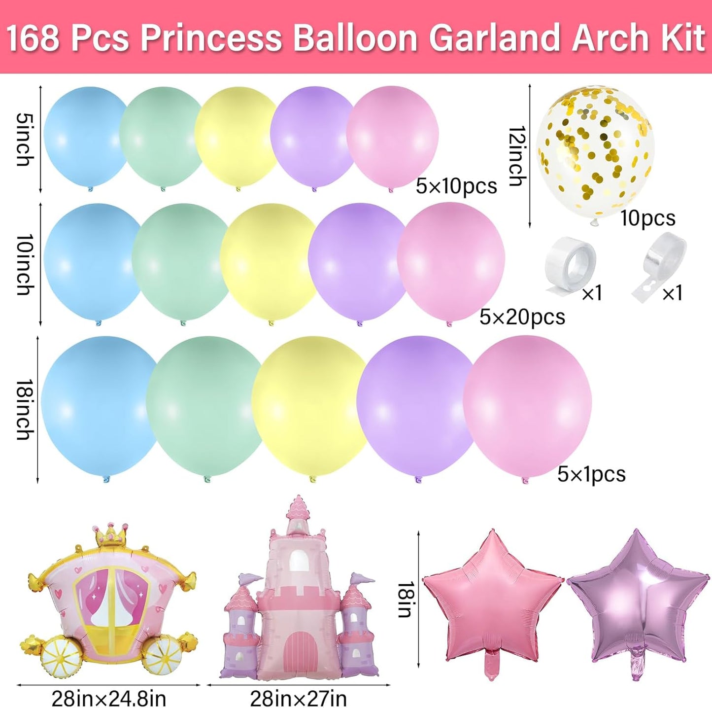 PINK FAIR BALLOON GARLAND