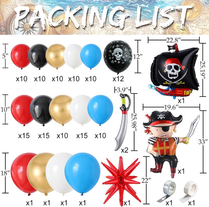 1 P!3C3 BALLOON GARLAND