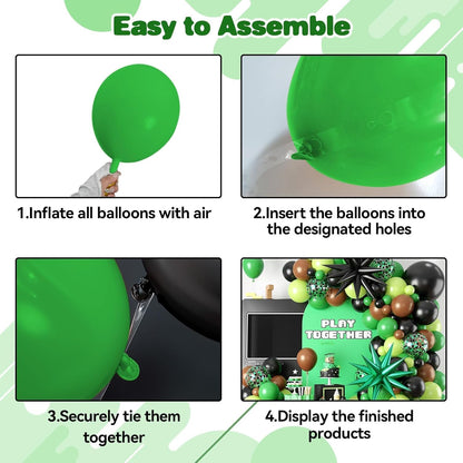 M!N3KR4FT BALLOON GARLAND