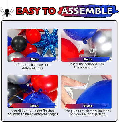 SP!D3R THEME BALLOON GARLAND