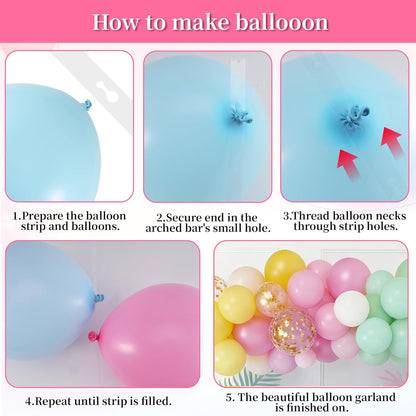 PINK FAIR BALLOON GARLAND