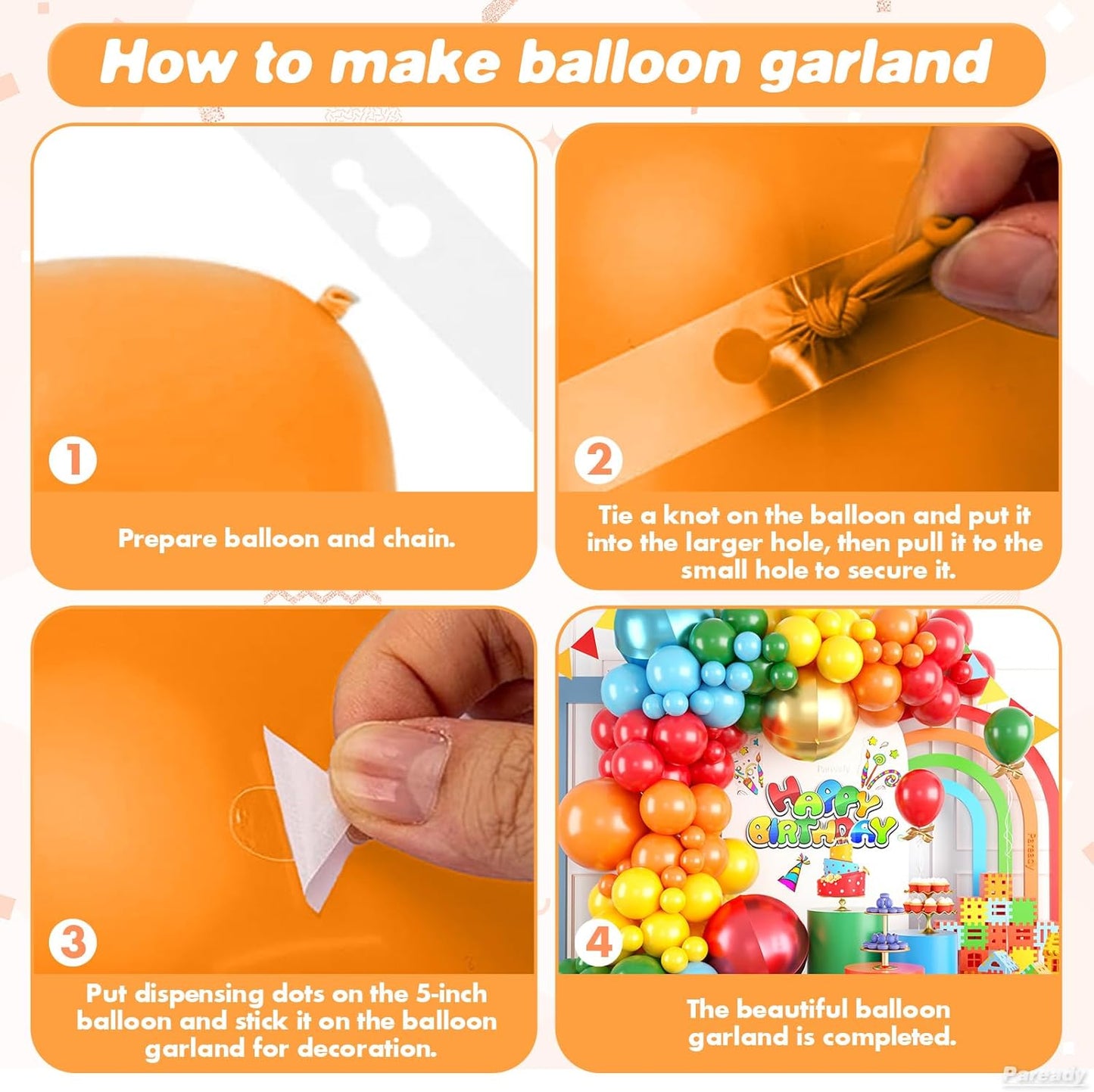 CARS THEME BALLOON GARLAND