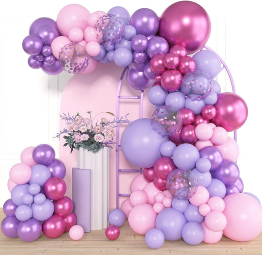 PINK & PURPLE BALLOON GARLAND