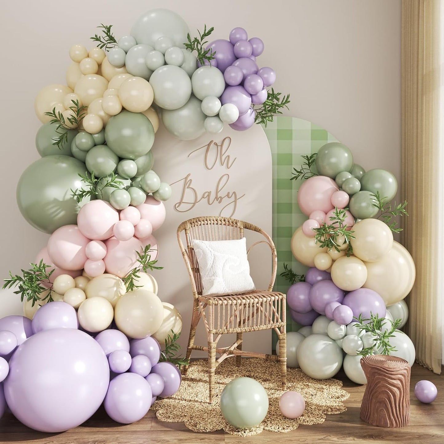 PURPLE FAIRY BALLOON GARLAND