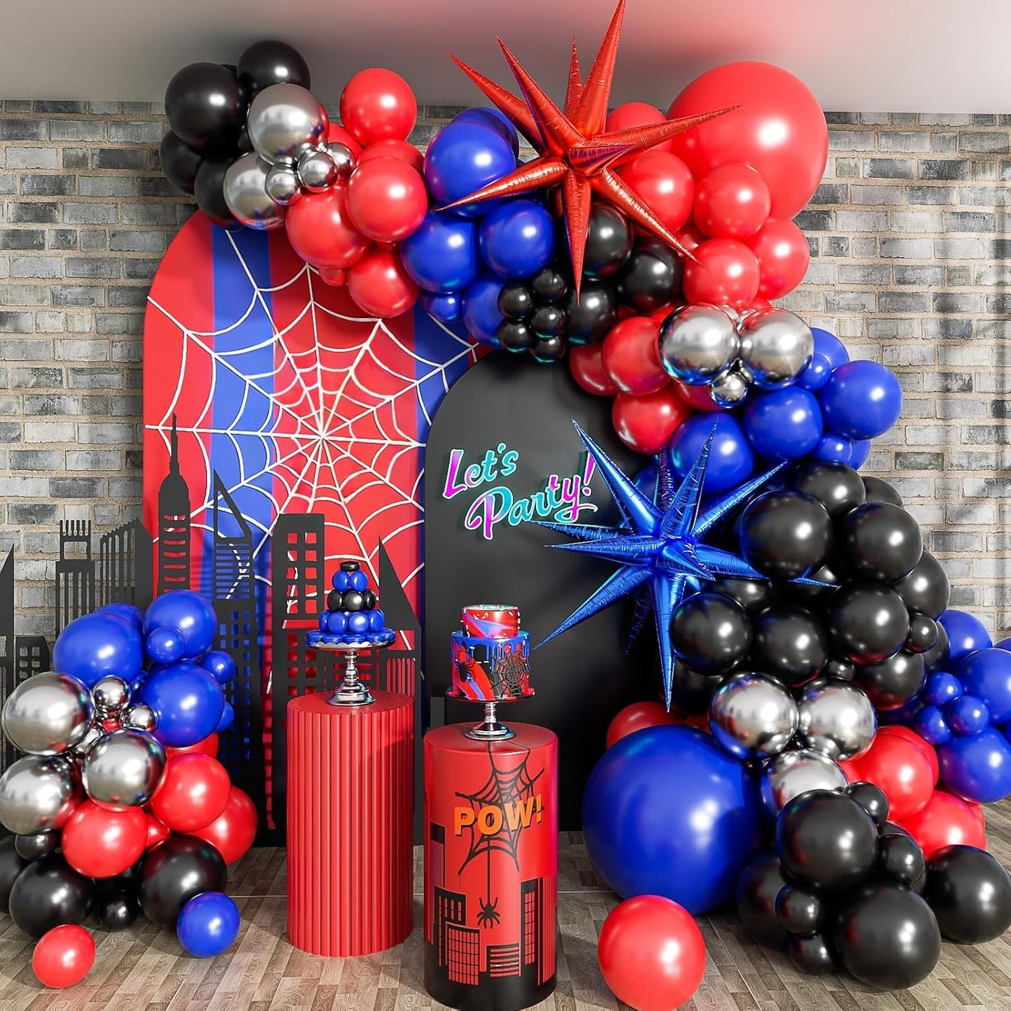 SP!D3R THEME BALLOON GARLAND