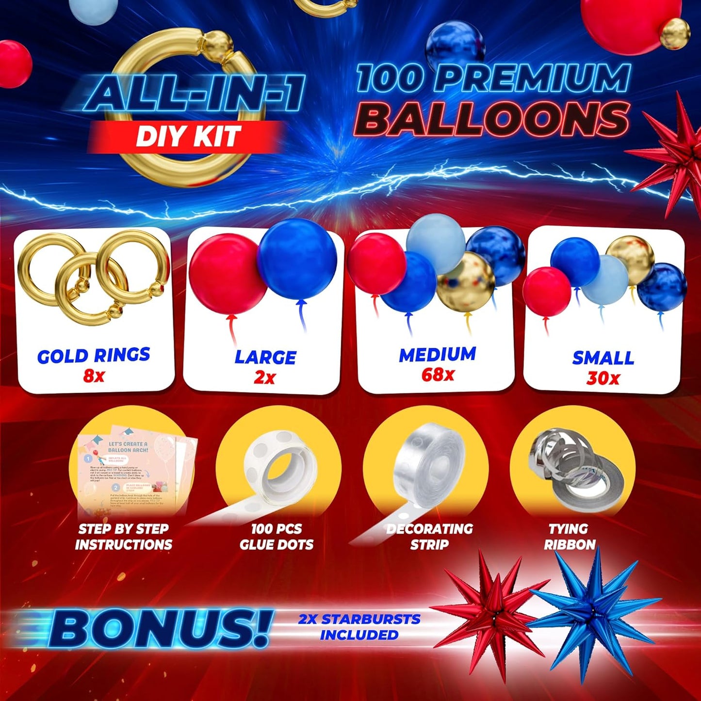S0N!C THEME BALLOON GARLAND