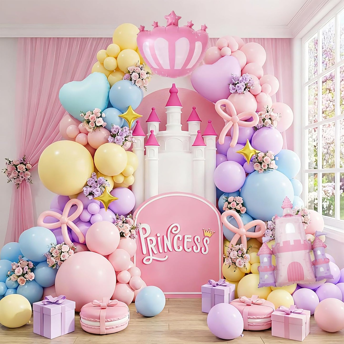 ROYAL PR!NC3SS BALLOON GARLAND