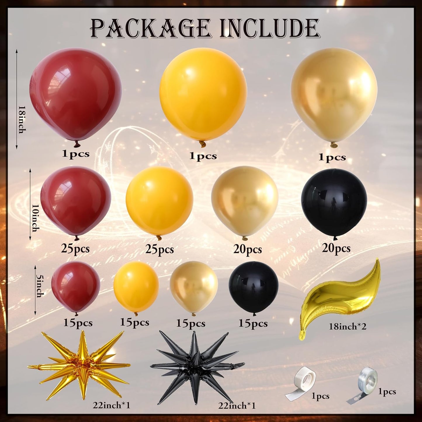 H-P0TT3R BALLOON GARLAND