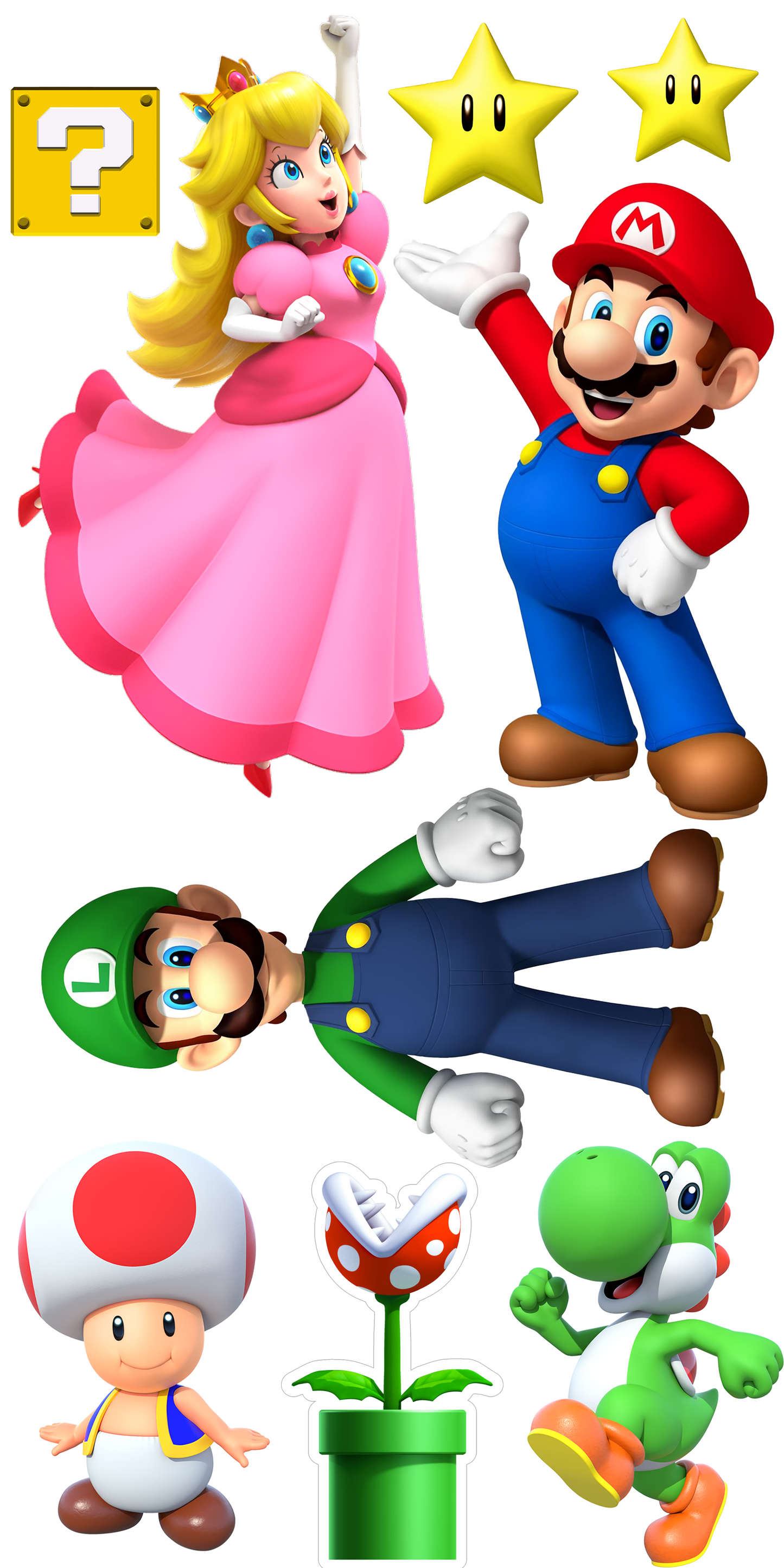 Super Mario Theme Party Cut Out Pack