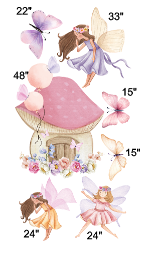 Fairy Theme Party Cut Out Pack