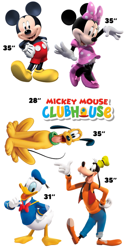 Club Mickey Mouse Theme Cutout Package!