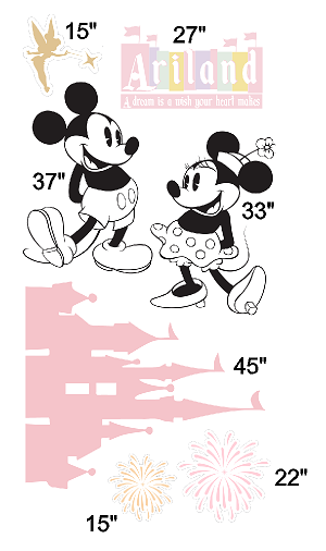 Disneyland Theme Party Cut Out Pack