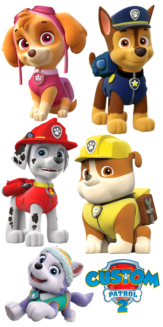 Paw Patrol Theme Party Cut Out Pack